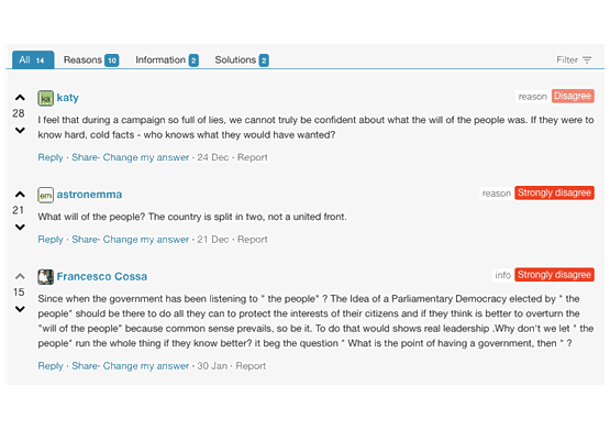 comments